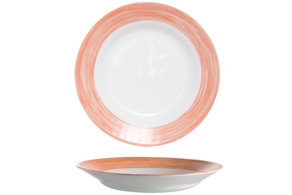 Arcoroc Brush Orange Suppenteller 22,5cm